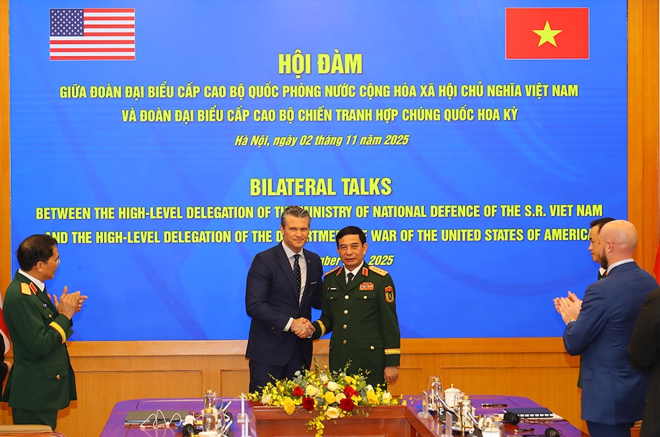 Two sides exchanging wartime mementoes.